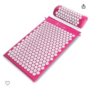 Prosource Fit Acupressure mat and Pillow- Hot Pink